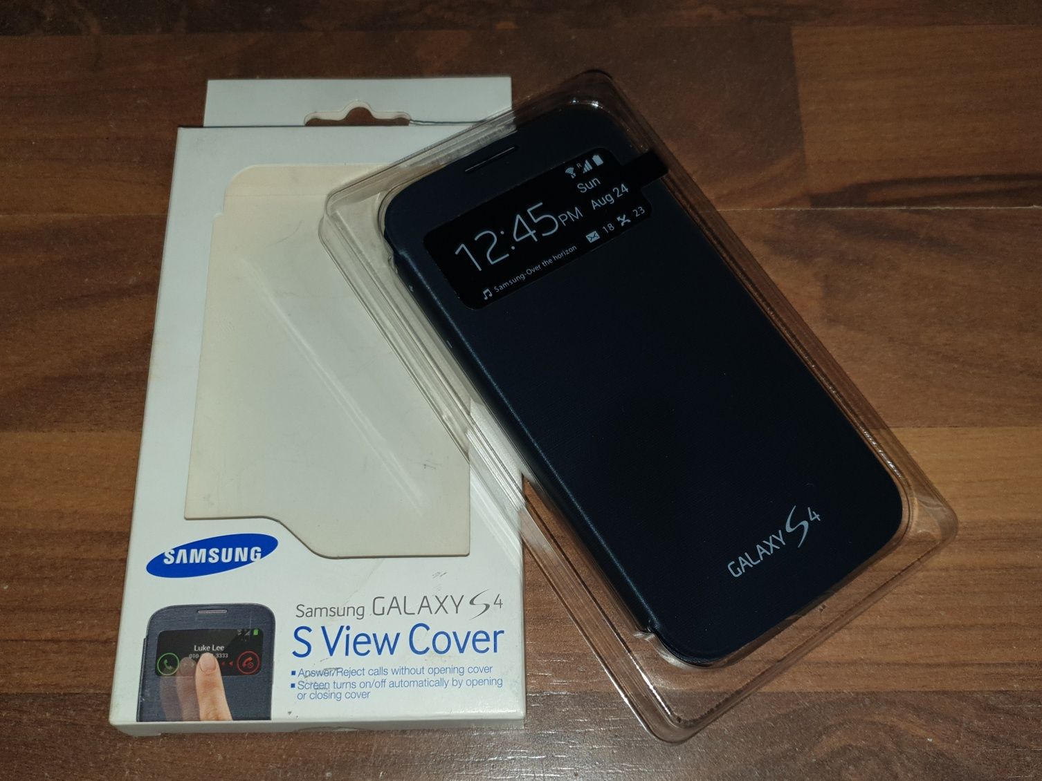 Husa flip smart activa originala Samsung S View Cover Galaxy S4