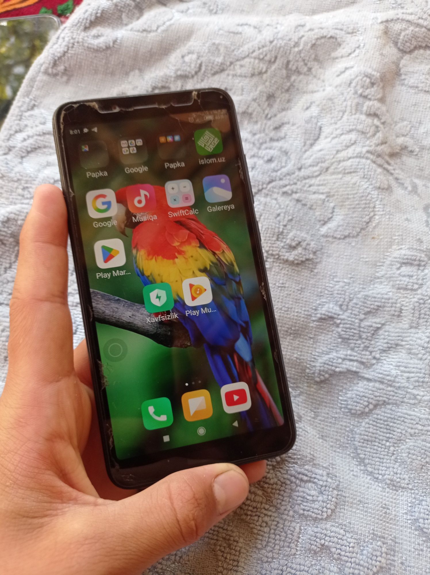 RedMi 6 aybi yoqtoza
