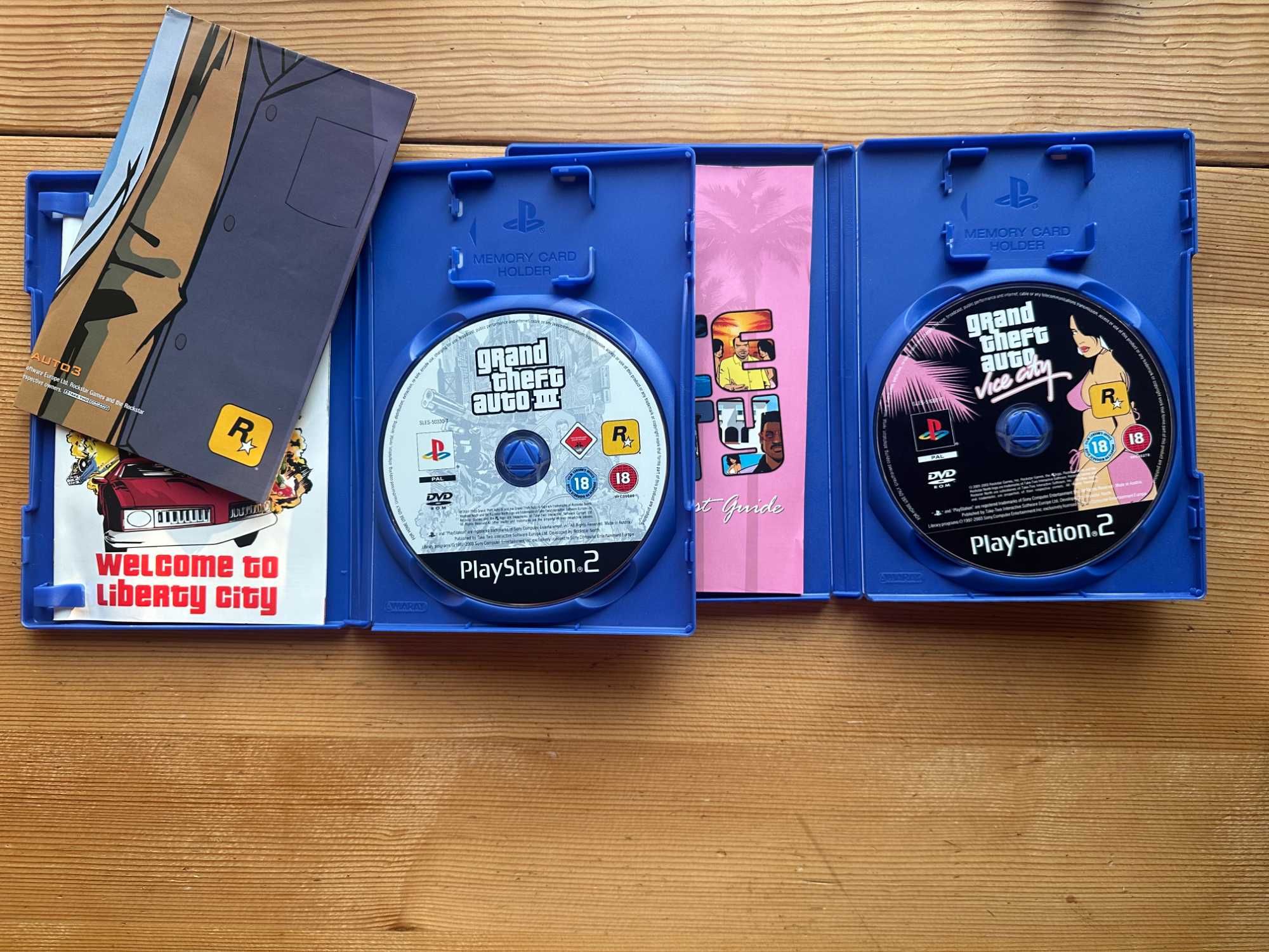 GTA Grand Theft Auto: III + Vice City Double Pack PlayStation 2 PS2