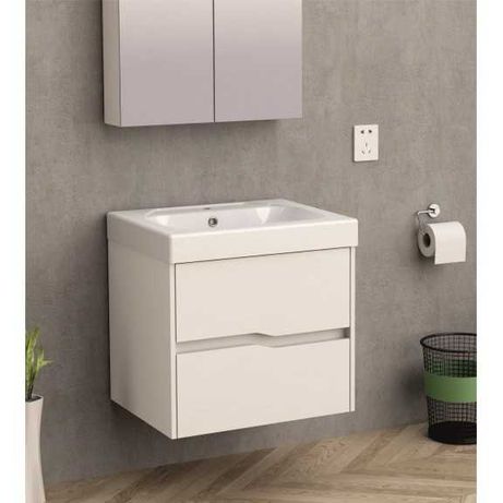 ЧИСТО НОВ PVC шкаф за баня + умивалник на Интер Керамик