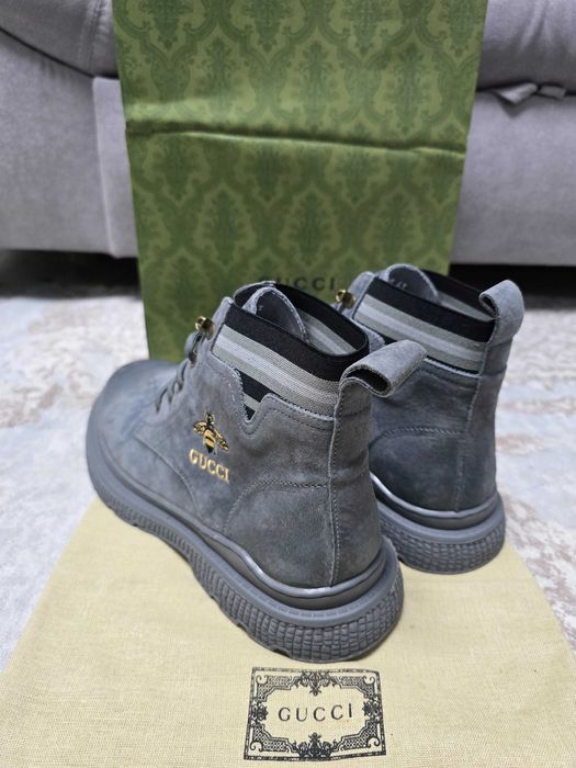 Ghete Gucci Gri ~ Marimea 43 ~ Nou