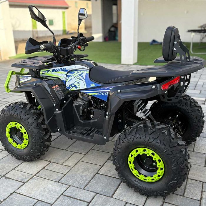 Atv 125cc Rival AFP Pro 8" automat 4T benzina negru/verde