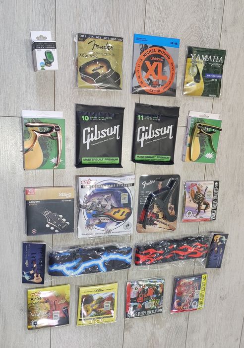 Струны ремни гитара электрогитара каподастр