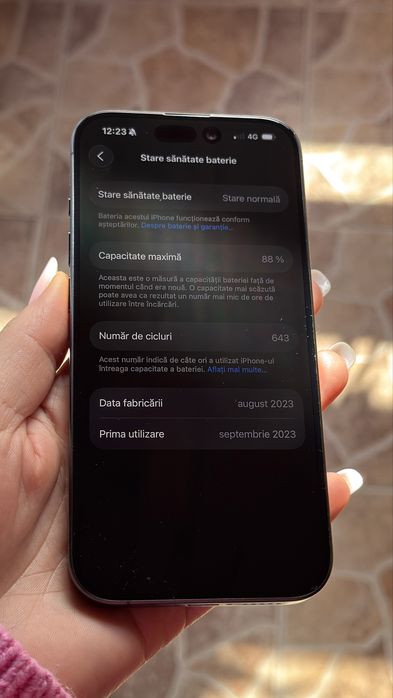 Iphone 15PRO 512GB impecabil, cutie