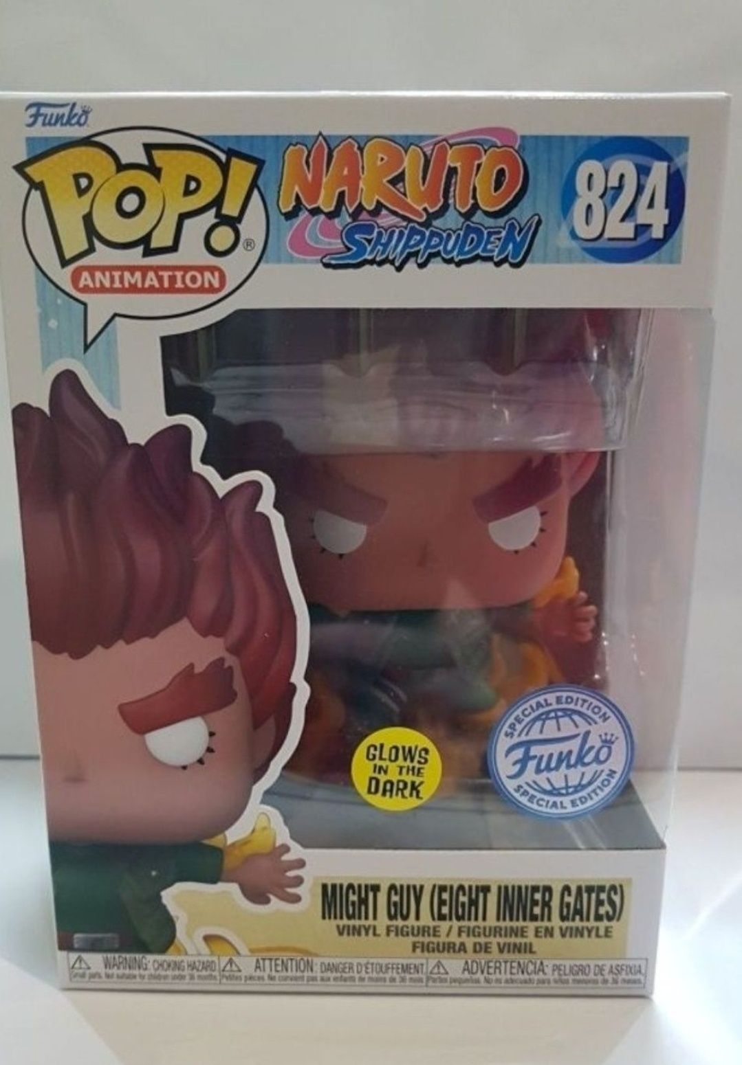 Naruto Funko Pop, Might Guy Glow in the Dark