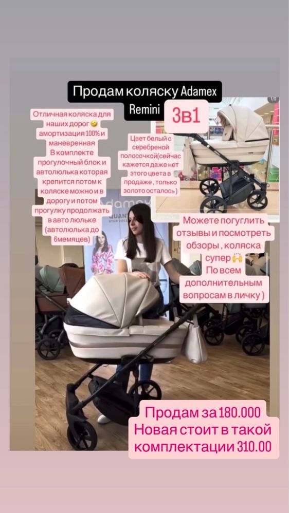 Коляска Adamex Remini