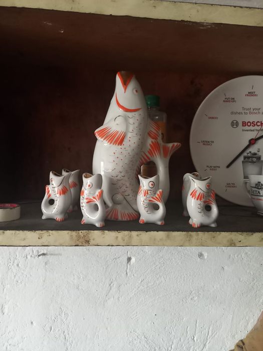 Продам набор рюмок в виде рыбок