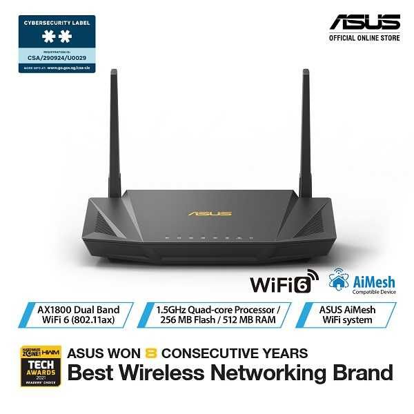 Router wireless ASUS 4G-N12, N300 LTE, Sim si ASUS RT-AX56U, AX1800