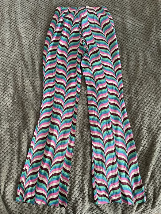 Pantaloni evazati cu talie inalta Zara XS