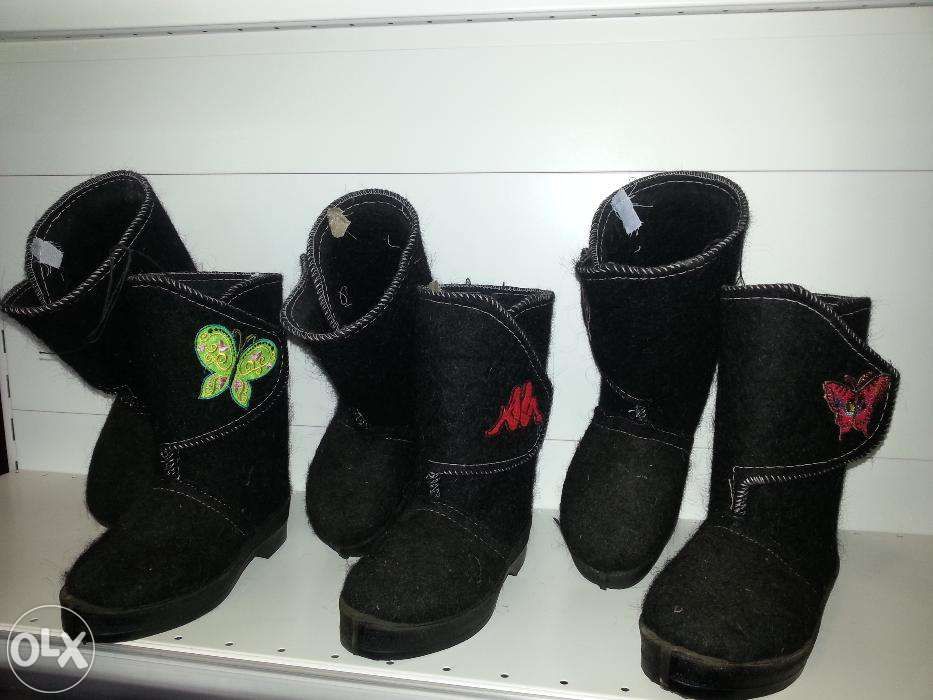 Валенки детские на резиновой подошве