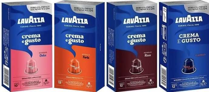 Кафе LAVAZZA nespresso Crema e Gusto RICCO 10бр внос ИТАЛИЯ