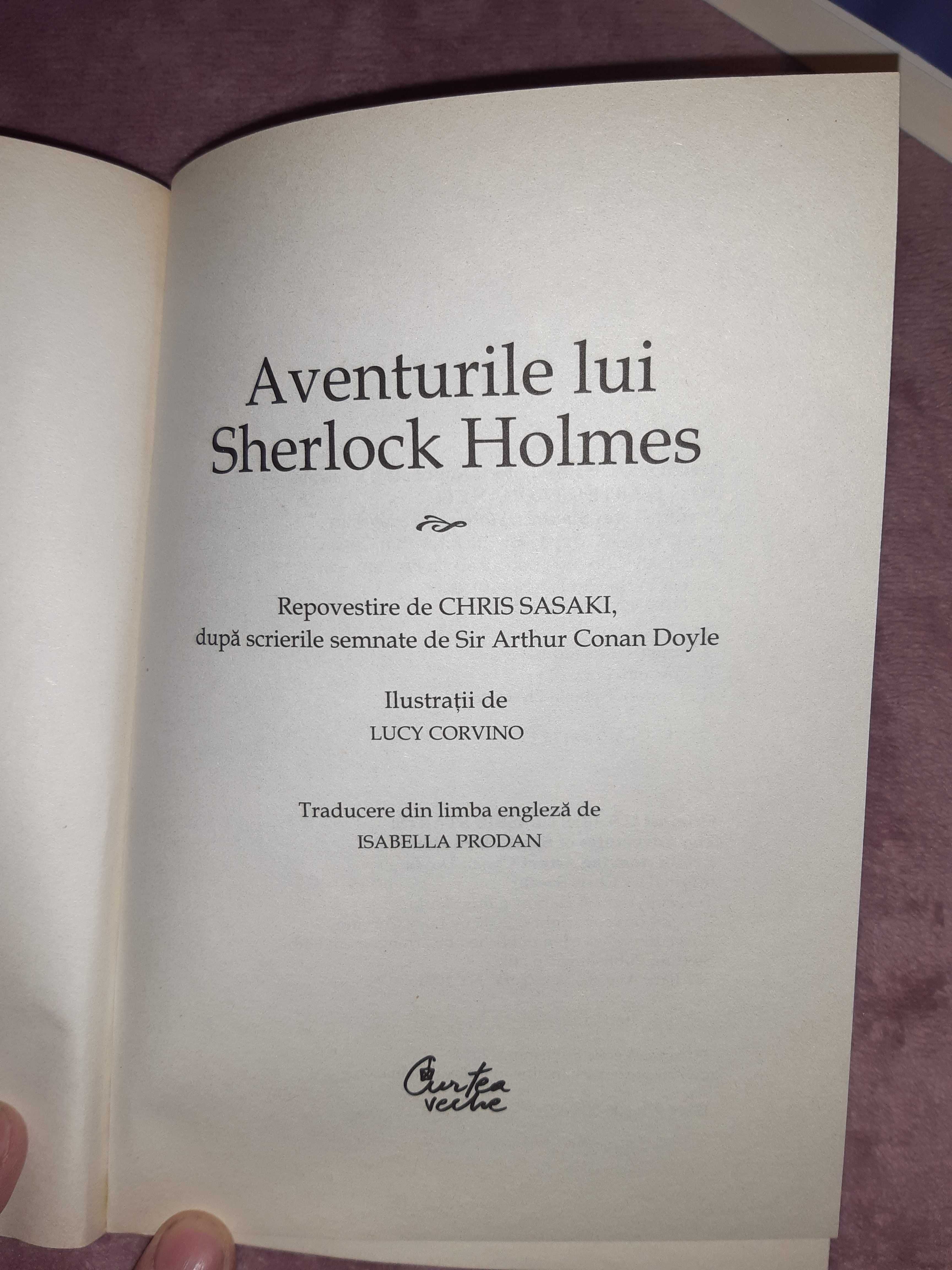 Carte de copii Aventurile lui Sherlock Holmes