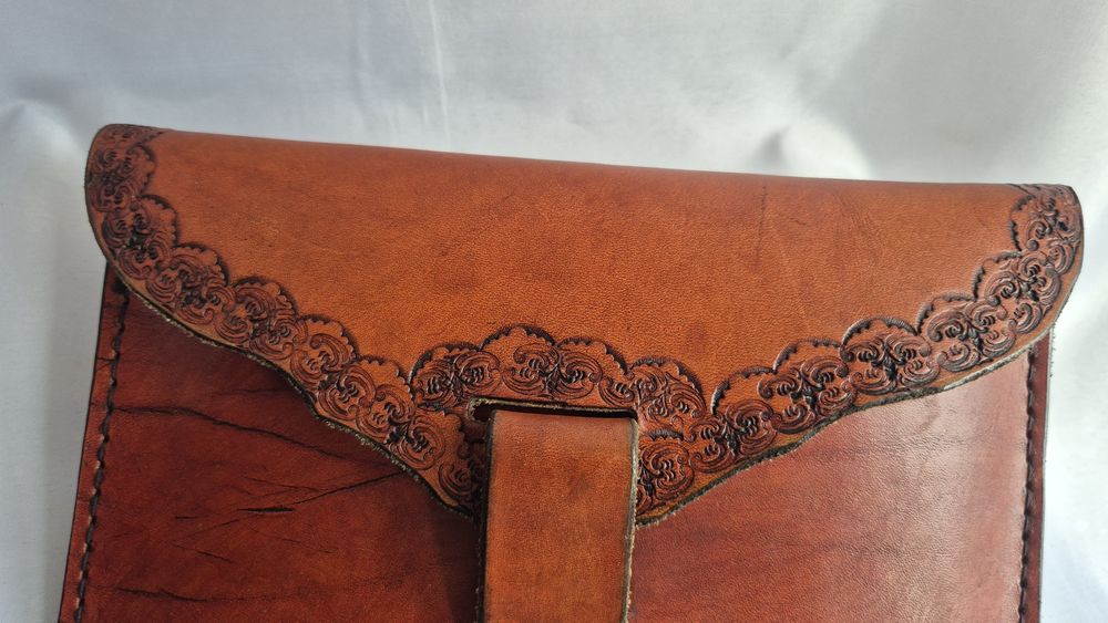 Poseta/plic piele natur hand made