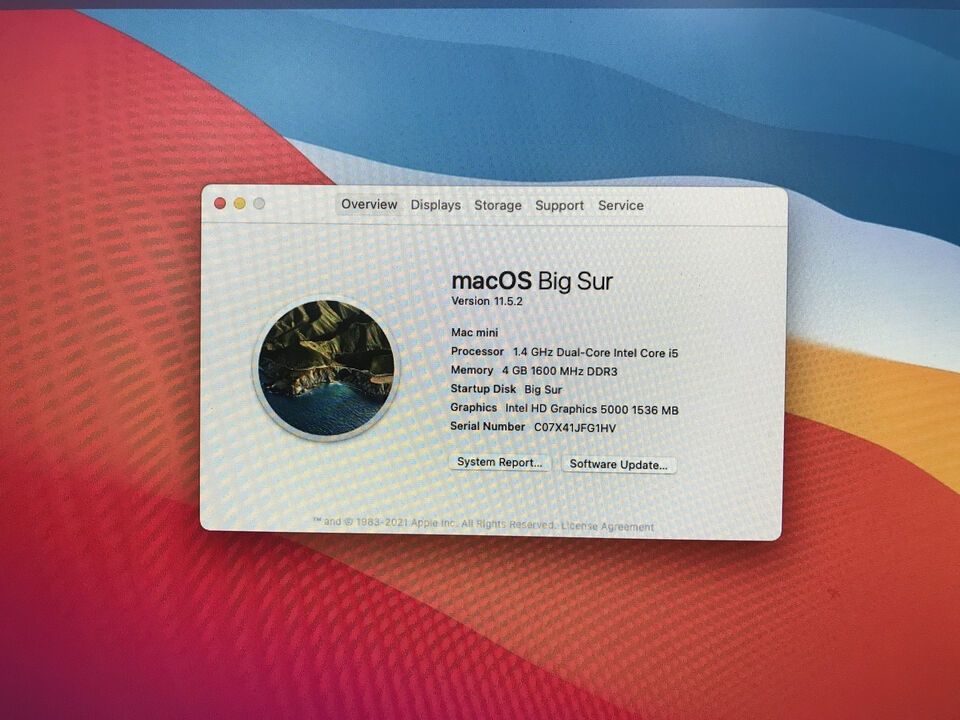 Mac mini i5-4260u 4/500gb