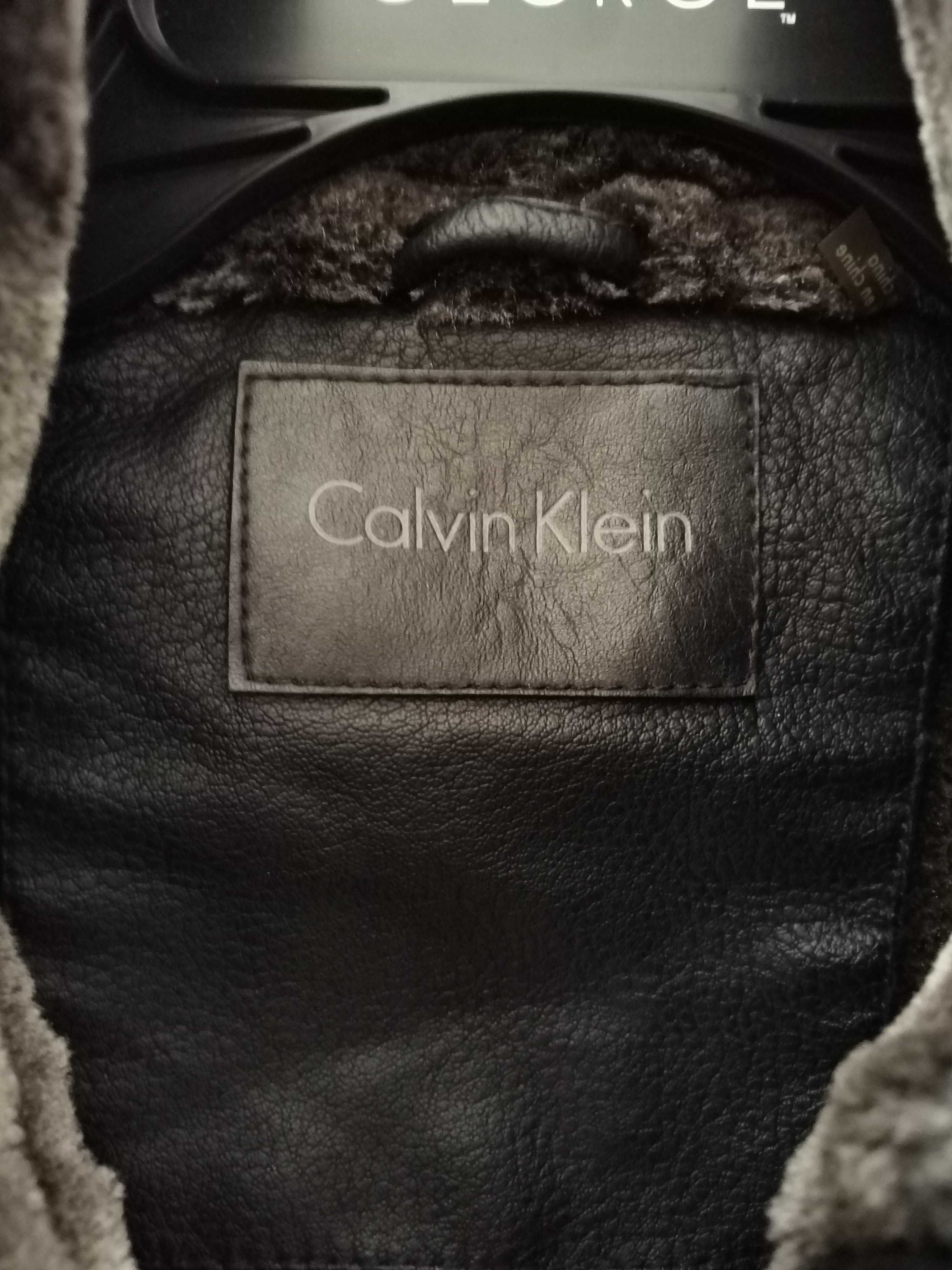 Geaca de iarna, Calvin Klein de piele pentru bărbați