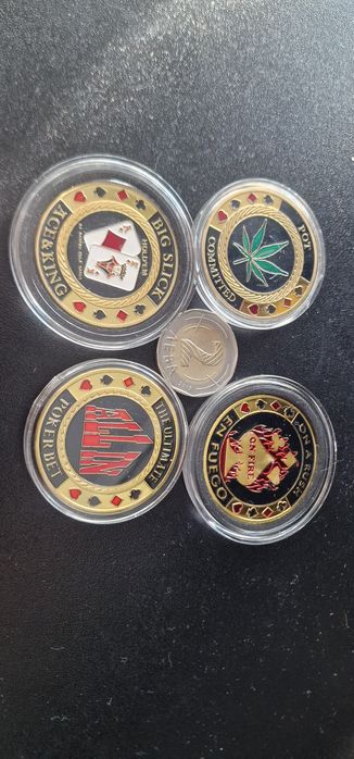 Колекция покер токени монети