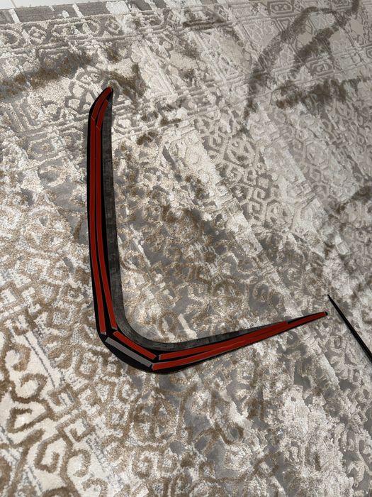 Накладки на передний бампер BMW X5