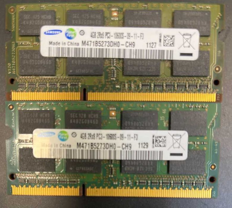 RAM SODIMM DDR3 2x4Gb Samsung