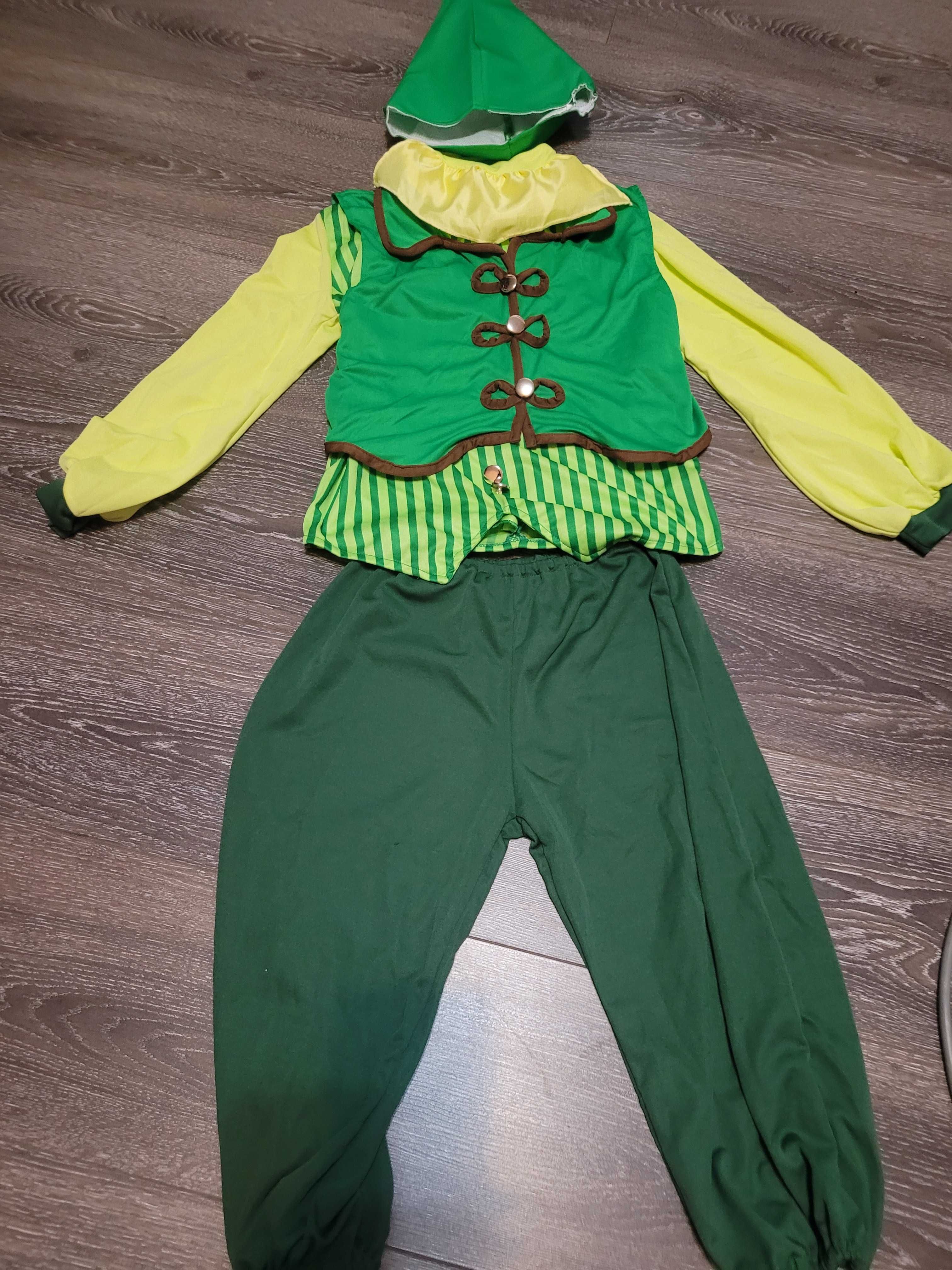 Costum pentru serbare, de baieti, culoare verde