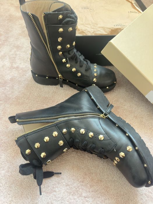 Боти естествена кожа Twinset