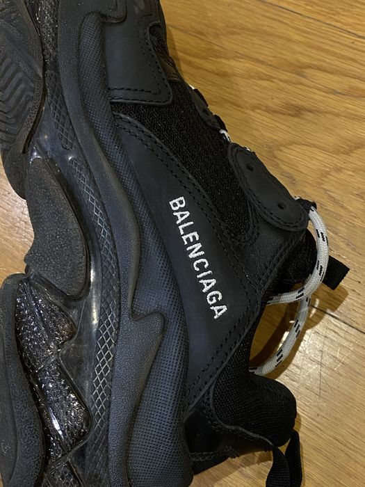 Balenciaga Triple S черни и бели