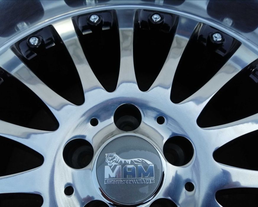 4бр.Алуминиеви полирани Tuning джанти 18 5x100/ MAM MT-2 Sport Packet
