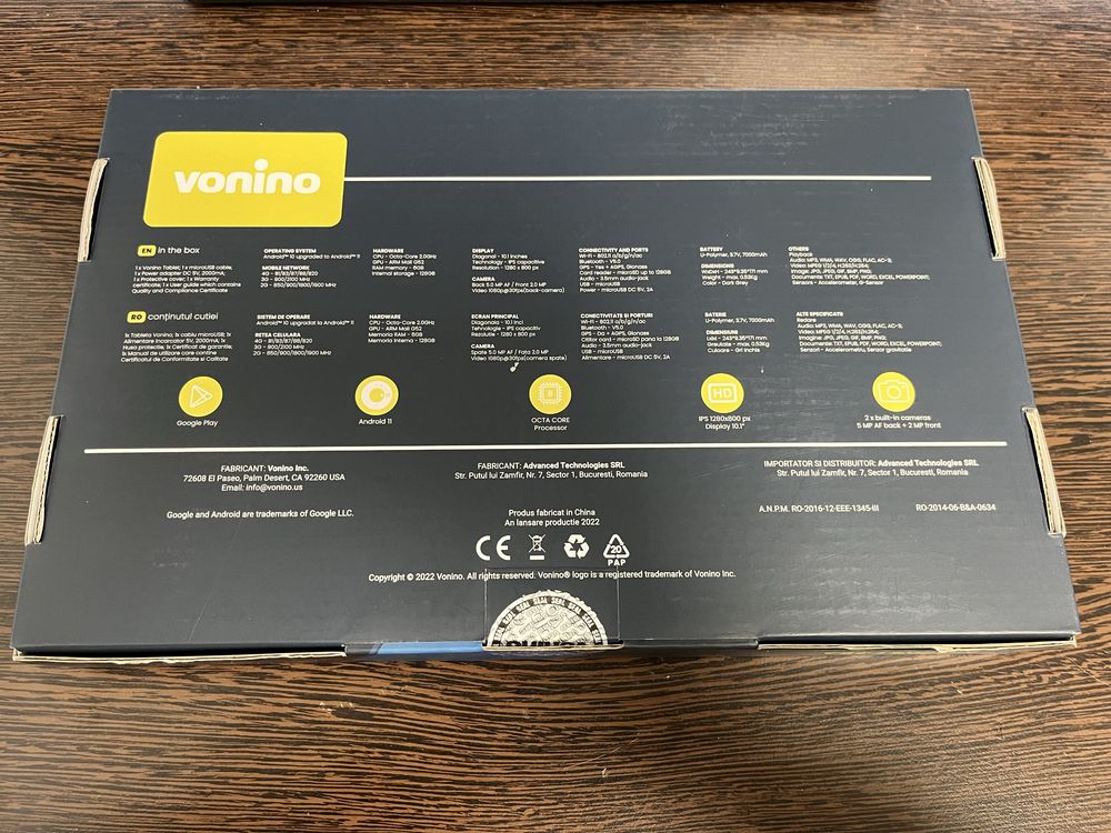 Tableta Vonino Magnet G50 Pro 6gb ram 128gb