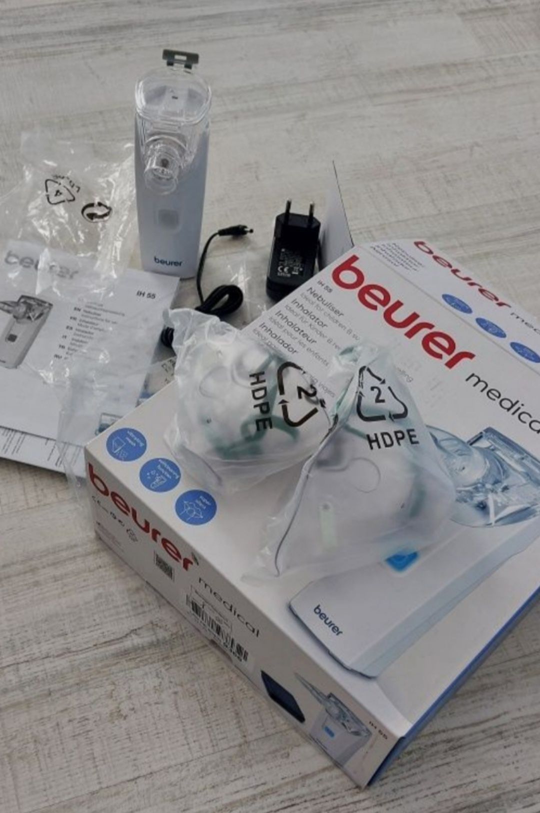Echipamente sport, Inhalator, Aerosol Beurer IH 55, autocuratare