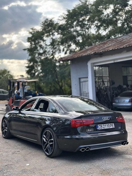 Дифузьор S6 за Audi A6 C7 (обикновена броня)