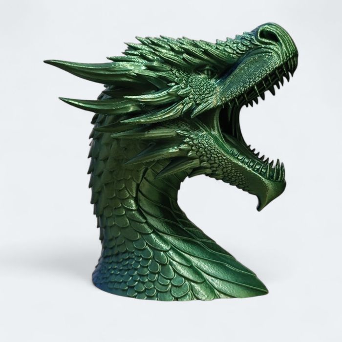 Стойка за слушалки, 3D Дракон. Височина 14,5 см.