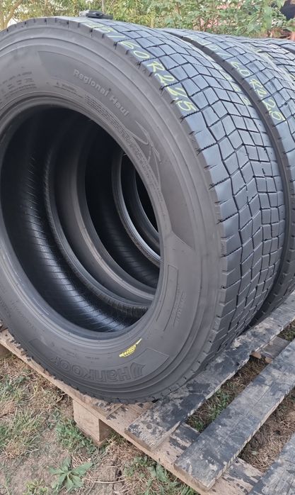 4 Anvelope Hankook (Tractiune) 295/60 R22.5 Impecabile DOT1023
