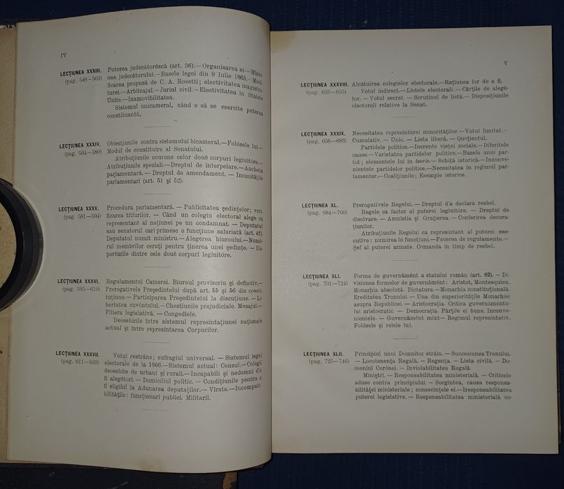 Cursul de Drept Public Român an 1890