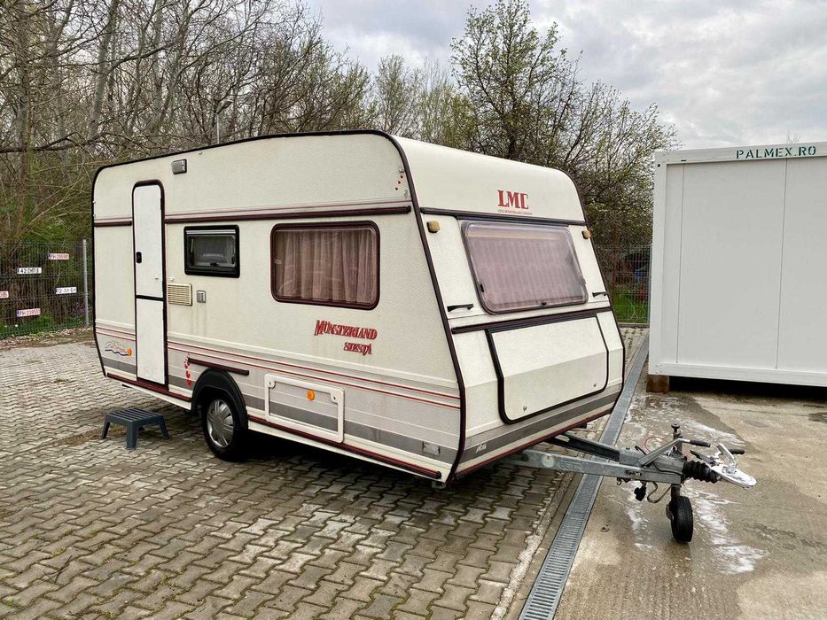 Rulota 3/4 persoane, cort mare, panou solar, butelie fibra,impecabila!