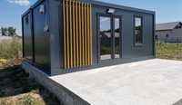 Container modular birou vestiar sanitar vitrina îmbinate monobloc