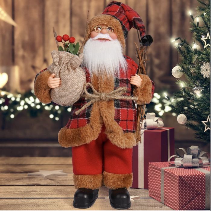 Новогодний санта 30 см