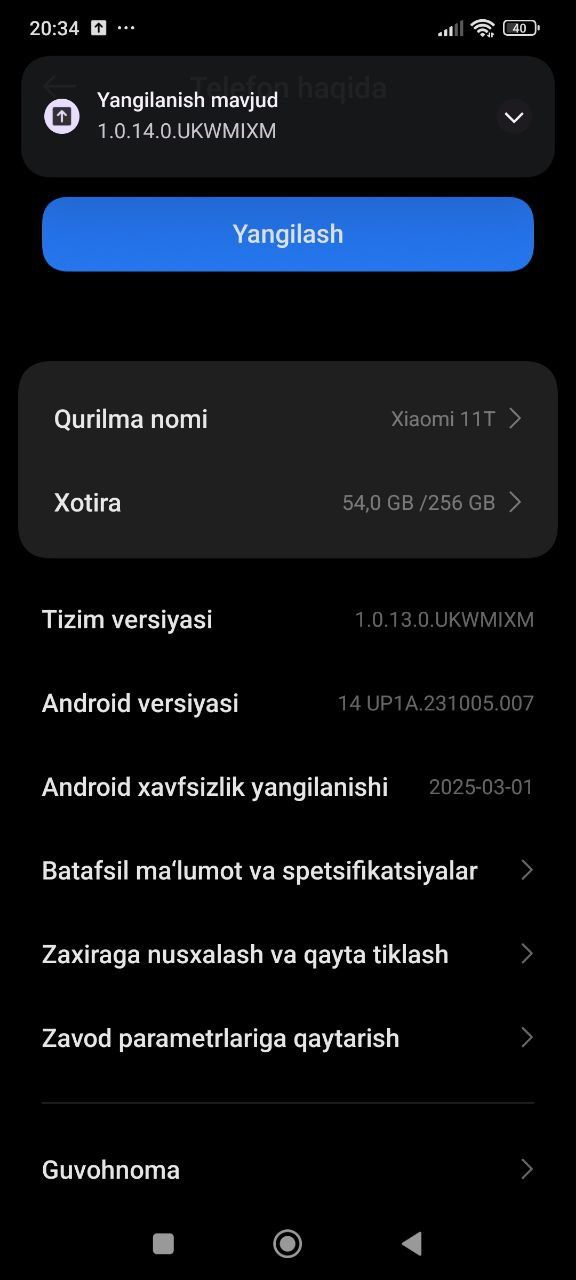 Xiaomi 11T 8/256