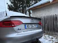 Eleron  lip spoiler portbagaj  AUDI A4 B8  model m4 V style negru