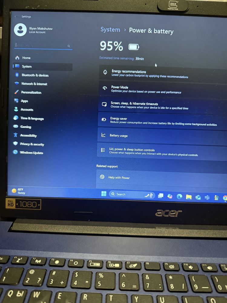 Лаптоп Acer Aspire 3