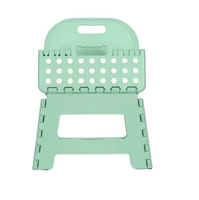Сгъваемо столче - стъпало за деца Mercado Trade, С дръжка, Зелен