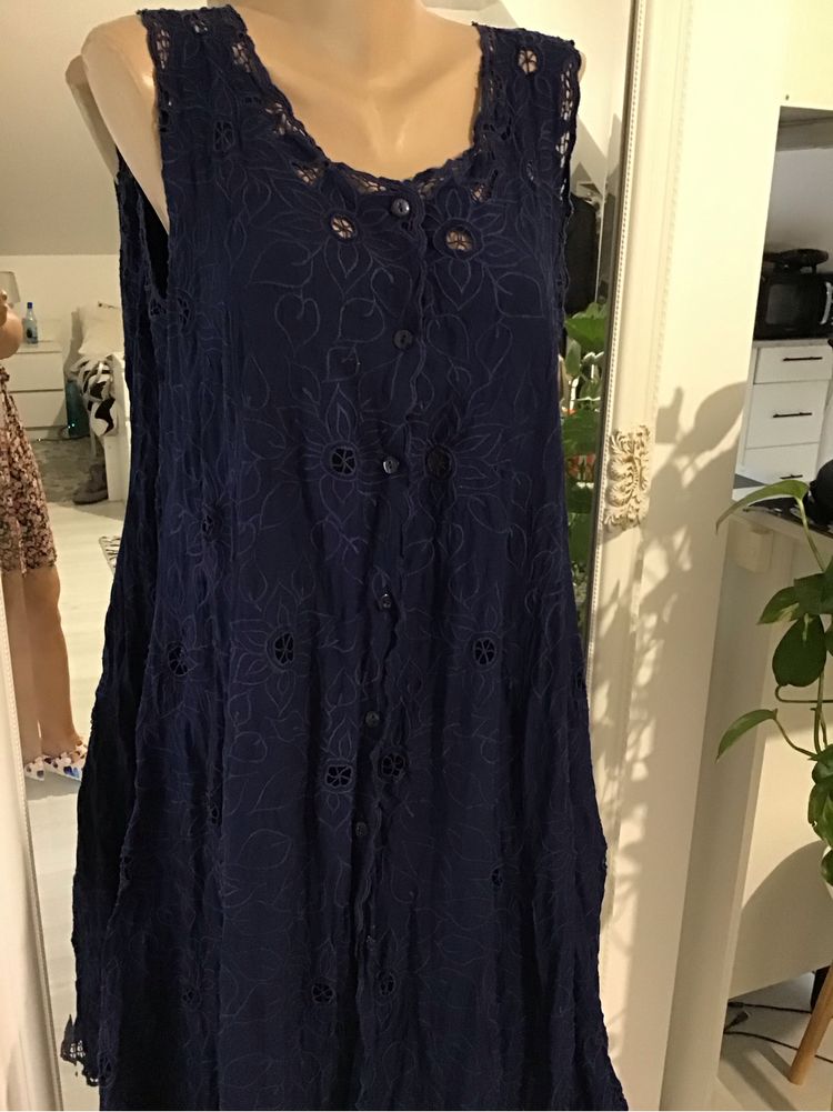 Rochie vara Xl superba,cu nasturi in fata