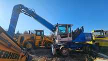 Fuchs MHL 335 Terex Excavator pe roti cabină liftantă