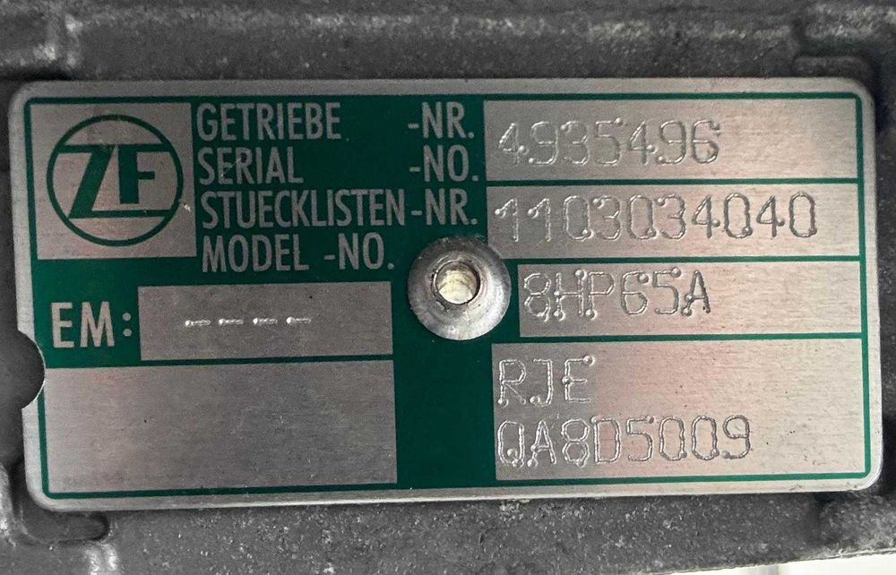 Cutie de viteze automata 8HP65A, cod RJE