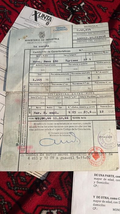 Mercedes-Benz 220 Ponton 1957 | Proiect restaurare | Origine Spania