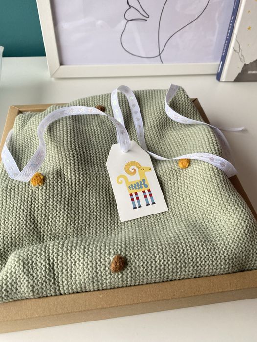 Бебешко плетено одеало / пелена