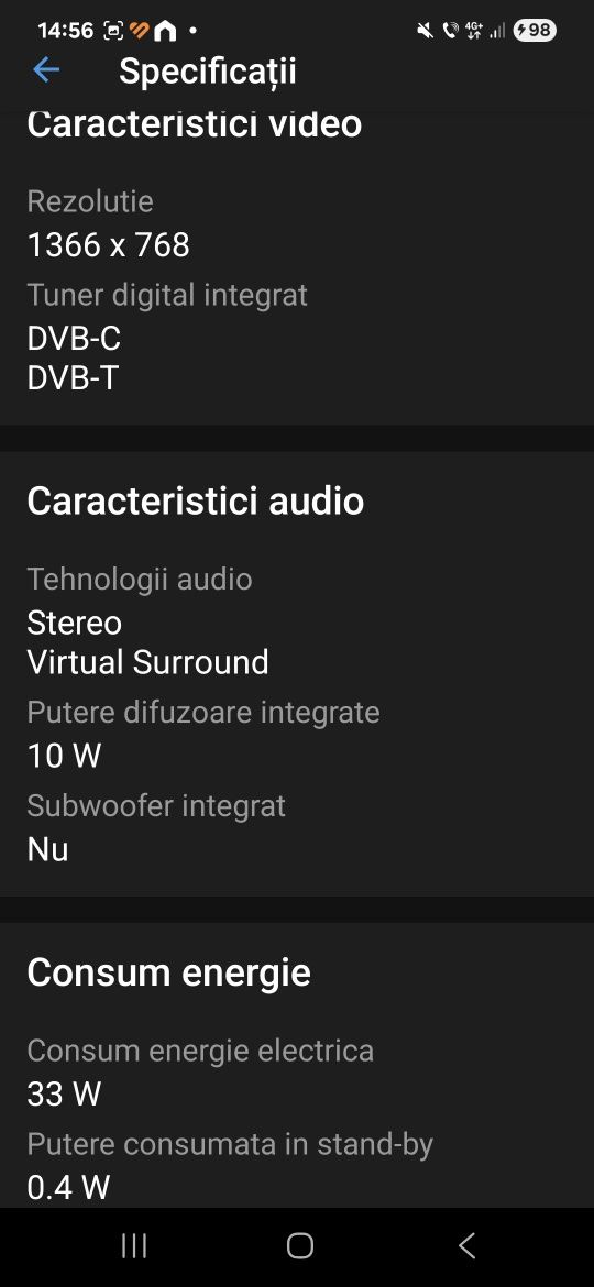Televizor LG led