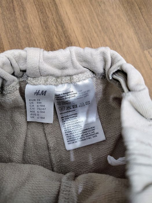 H&M Pantaloni Bebeluși/Copii Mici, Bumbac Gros mar 74