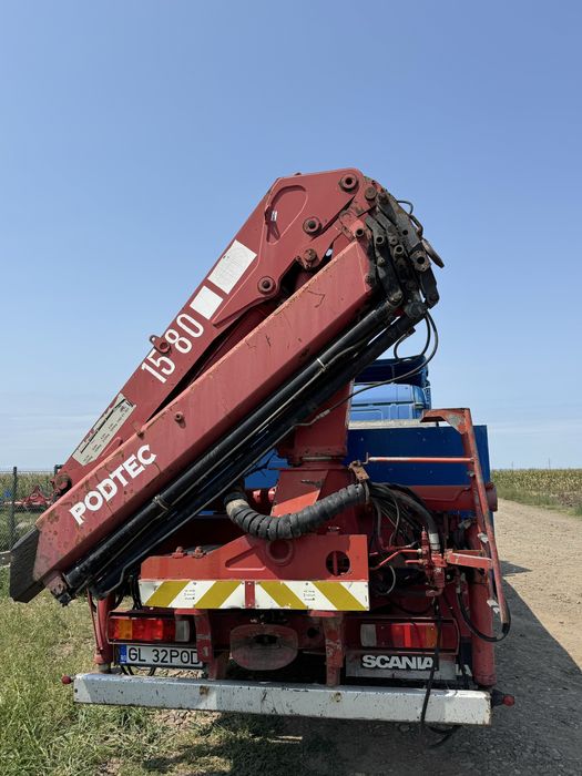 Scania cu macara v8 r460