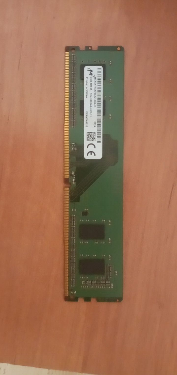 ОЗУ Apacer 8gb 2666MHz и Micron 4gb 3200Mgz