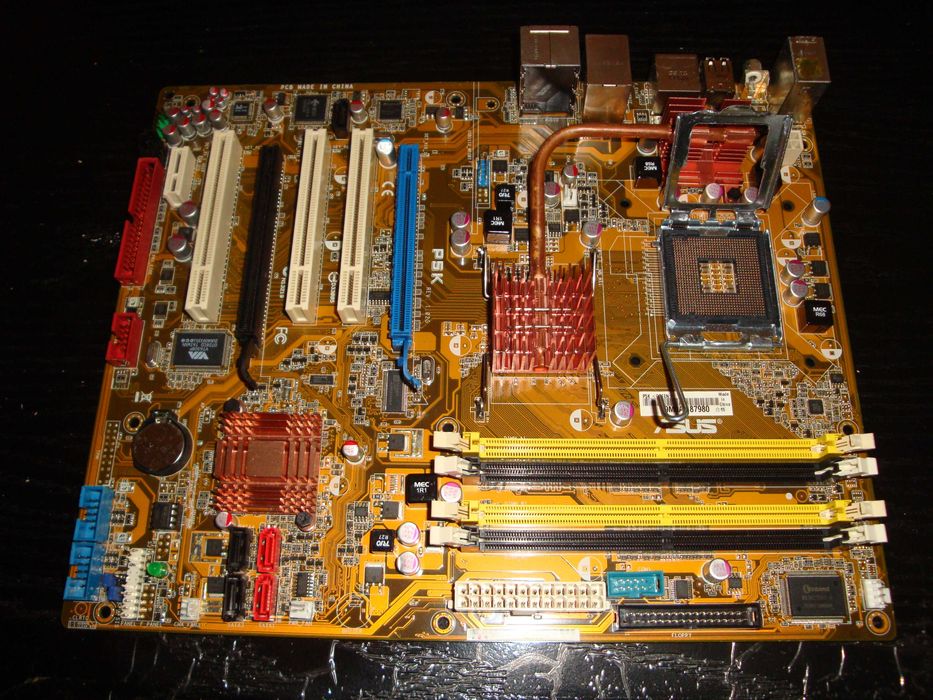 Placa de baza Asus P5K sk LGA 775 DDR2 2x PCIe retro PC colectie