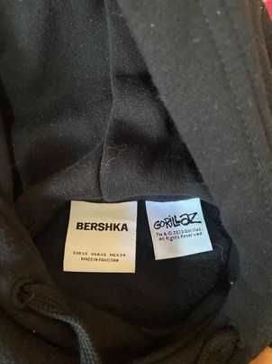 hoodie горнище bershka gorillaz